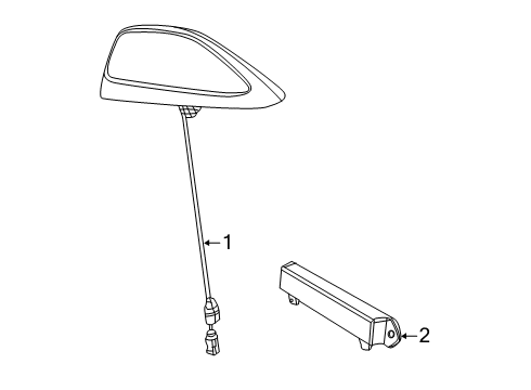 2022 Ram 3500 Antenna-Antenna Diagram for 68483909AA