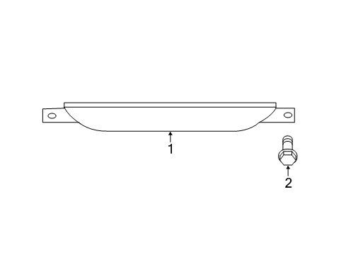 2022 Dodge Durango High Mount Lamps Diagram