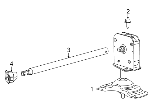 2023 Ram 2500 Spare Tire Carrier Diagram 2