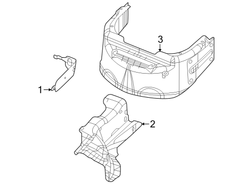 2022 Jeep Grand Cherokee Heat Shields Diagram 1