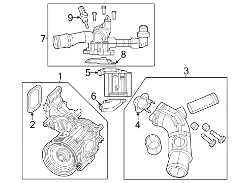 2022 Jeep Grand Cherokee Water Pump Diagram 2