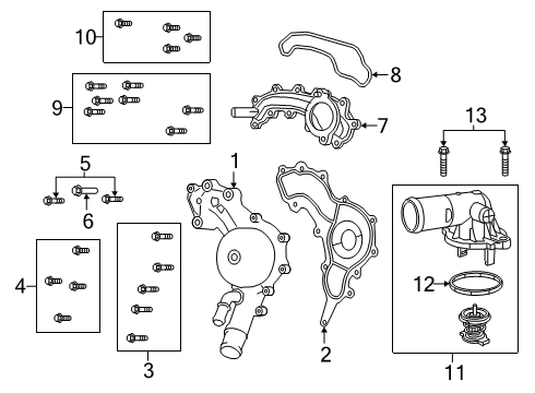 2022 Ram 1500 Water Pump Diagram 1