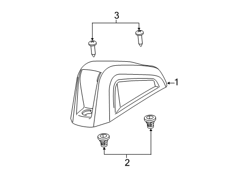 2022 Ram ProMaster 1500 Clearance Lamps Diagram