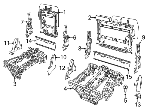 2022 Chrysler Pacifica Tracks & Components Diagram 6