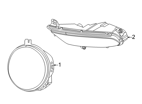 2022 Chrysler 300 Fog Lamps Diagram