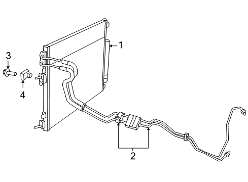 2023 Dodge Challenger Trans Oil Cooler Diagram 1