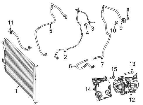 2017 Ram ProMaster 2500 A/C LIQUID Diagram for 68228086AD