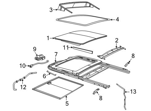 2022 Dodge Durango Sunroof Diagram