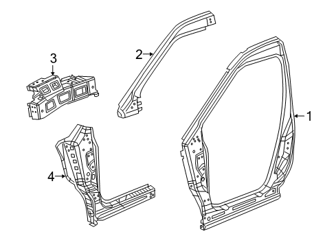 2021 Ram ProMaster City Aperture Panel Diagram