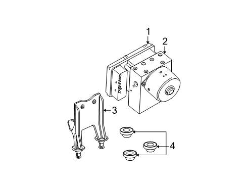 2023 Dodge Challenger ABS Components Diagram