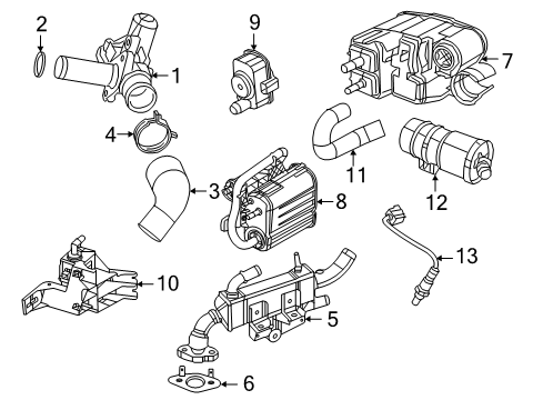 2022 Chrysler Pacifica Emission Components Diagram