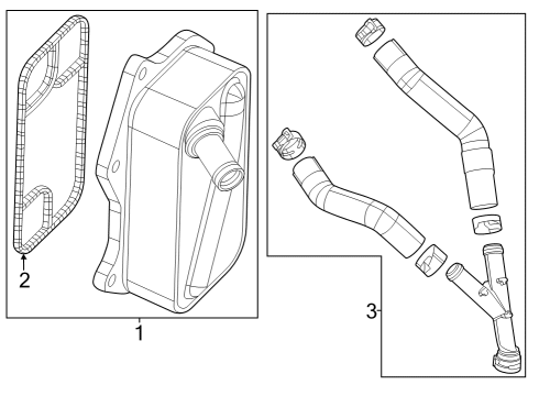 2022 Jeep Grand Cherokee Engine Oil Cooler Diagram