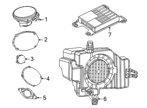 2023 Jeep Grand Cherokee L Sound System Diagram 2