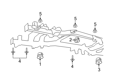 2022 Ram 1500 Classic Frame & Components Diagram 4