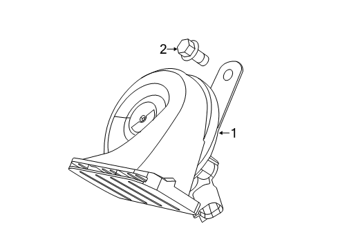 2022 Ram ProMaster 1500 Horn Diagram