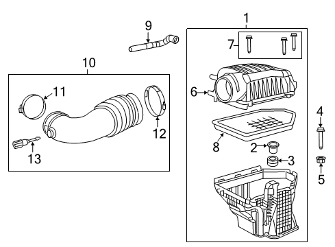 2023 Dodge Challenger Air Intake Diagram 2