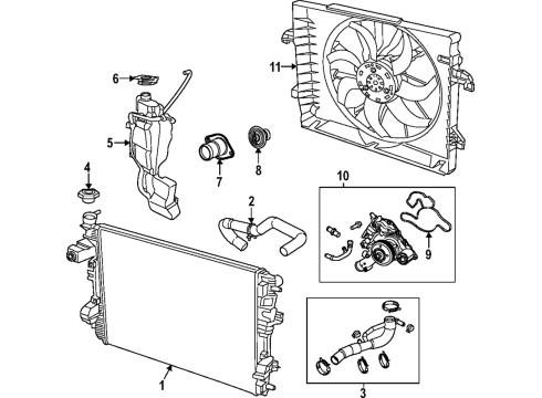 2021 Ram 1500 Water Diagram for 68261224AF