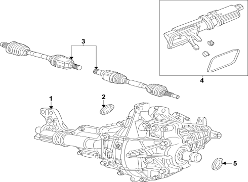 2023 Jeep Grand Wagoneer L Front Axle, Differential, Drive Axles, Propeller Shaft Diagram