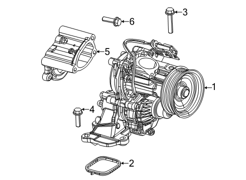 2022 Jeep Cherokee Water Pump Diagram 1