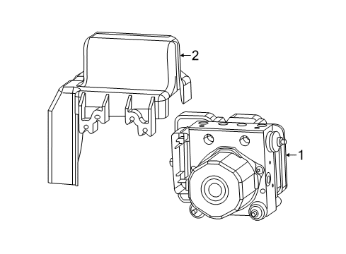 2022 Ram ProMaster 1500 Anti-Lock Brakes Diagram 1