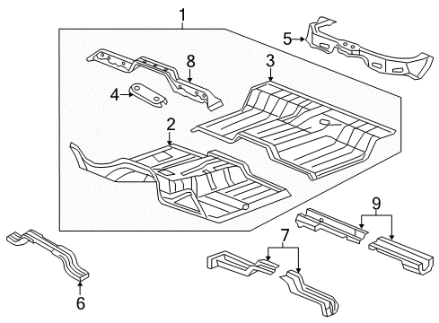 2022 Ram 1500 Classic Floor Diagram 2