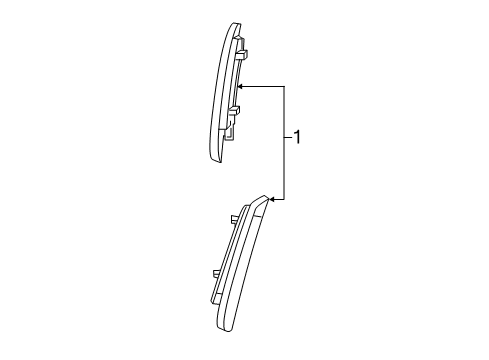 2023 Dodge Charger Side Marker Lamps Diagram 1