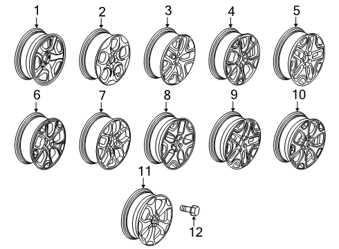 2021 Jeep Renegade Wheels Diagram