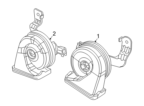 2022 Jeep Gladiator Horn Diagram