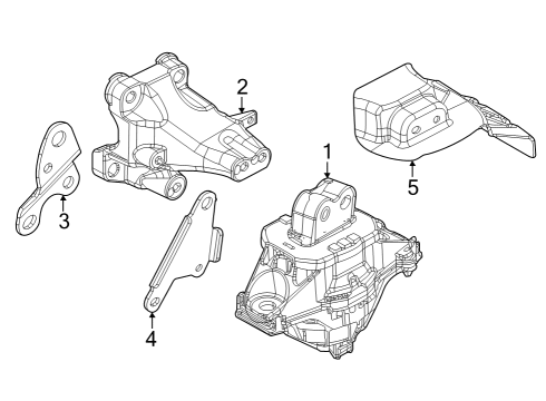 2024 Jeep Grand Cherokee Shield-Heat Diagram for 68376313AA