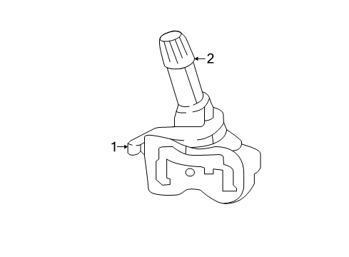 2021 Chrysler Voyager Tire Pressure Monitoring Diagram