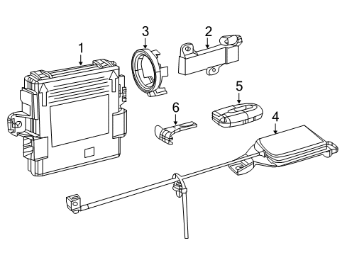 2017 Jeep Compass TRANSMITT-Integrated Key Fob Diagram for 68417820AB