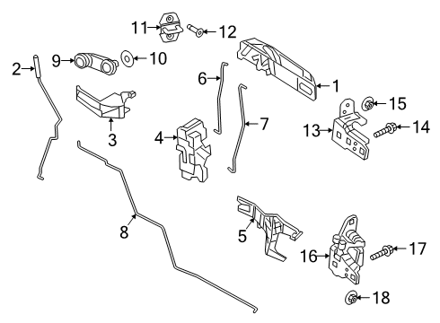 2022 Ram 2500 SWITCH-FRONT DOOR Diagram for 68590240AA