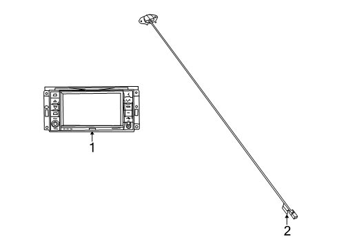 2023 Dodge Challenger Navigation System Diagram