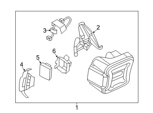 2020 Jeep Wrangler LAMP-TAIL Diagram for 68474045AB