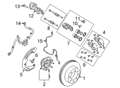 2023 Ram 2500 Front Brakes Diagram 1