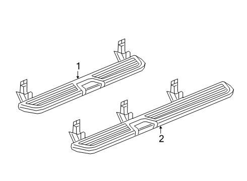 2021 Ram 2500 Running Board Diagram 4