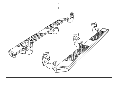 2023 Ram 1500 Classic Running Board Diagram