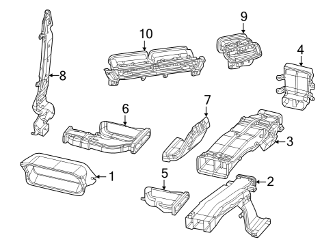 2024 Jeep Grand Cherokee FLOOR Diagram for 68405521AG