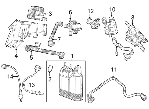 2022 Jeep Grand Cherokee SENSOR-T/MAP Diagram for 68364659AB