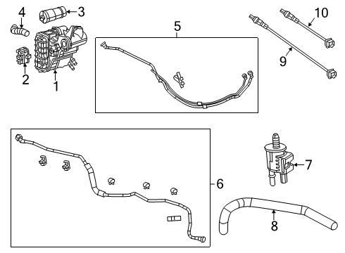 2022 Jeep Cherokee Emission Components Diagram 1