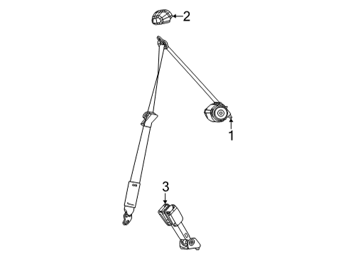 2022 Jeep Grand Cherokee L Seat Belt Diagram 4