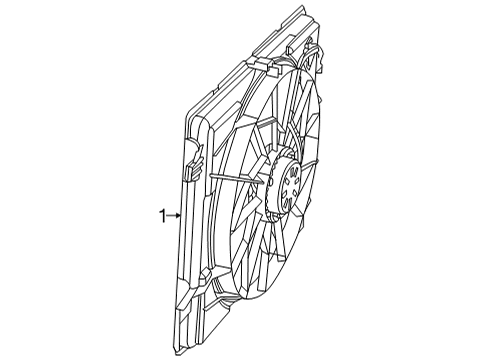 2023 Jeep Grand Cherokee L Cooling System, Radiator, Water Pump, Cooling Fan Diagram 2