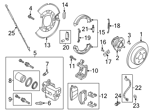 2013 Chrysler 300 BRAKE Diagram for 4854454AL