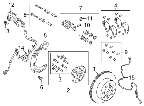 2023 Ram 2500 Front Brakes Diagram 2