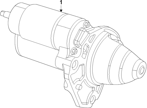 2022 Ram ProMaster 1500 Starter Diagram 2