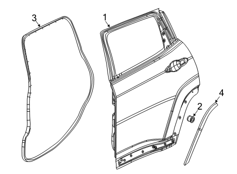 2023 Jeep Compass Door & Components Diagram 2