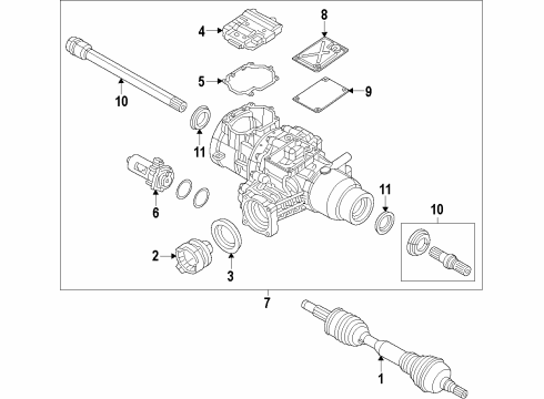 2022 Jeep Cherokee Rear Axle, Differential, Drive Axles, Propeller Shaft Diagram