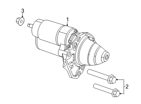 2022 Ram ProMaster 1500 Starter Diagram 1