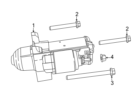 2024 Jeep Wrangler ENGINE Diagram for 68597724AA