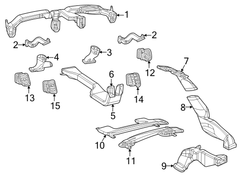 2022 Dodge Durango Ducts Diagram